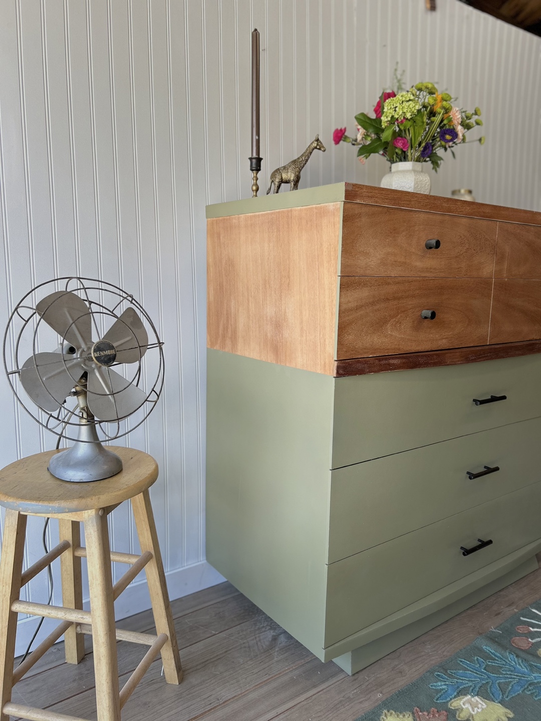 Refinished Kent Coffey MCM Dresser - photo 3