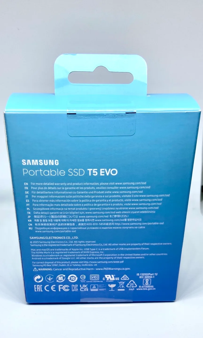 New & Sealed Samsung Portable SSD T5 EVO 4TB image indicator(3)