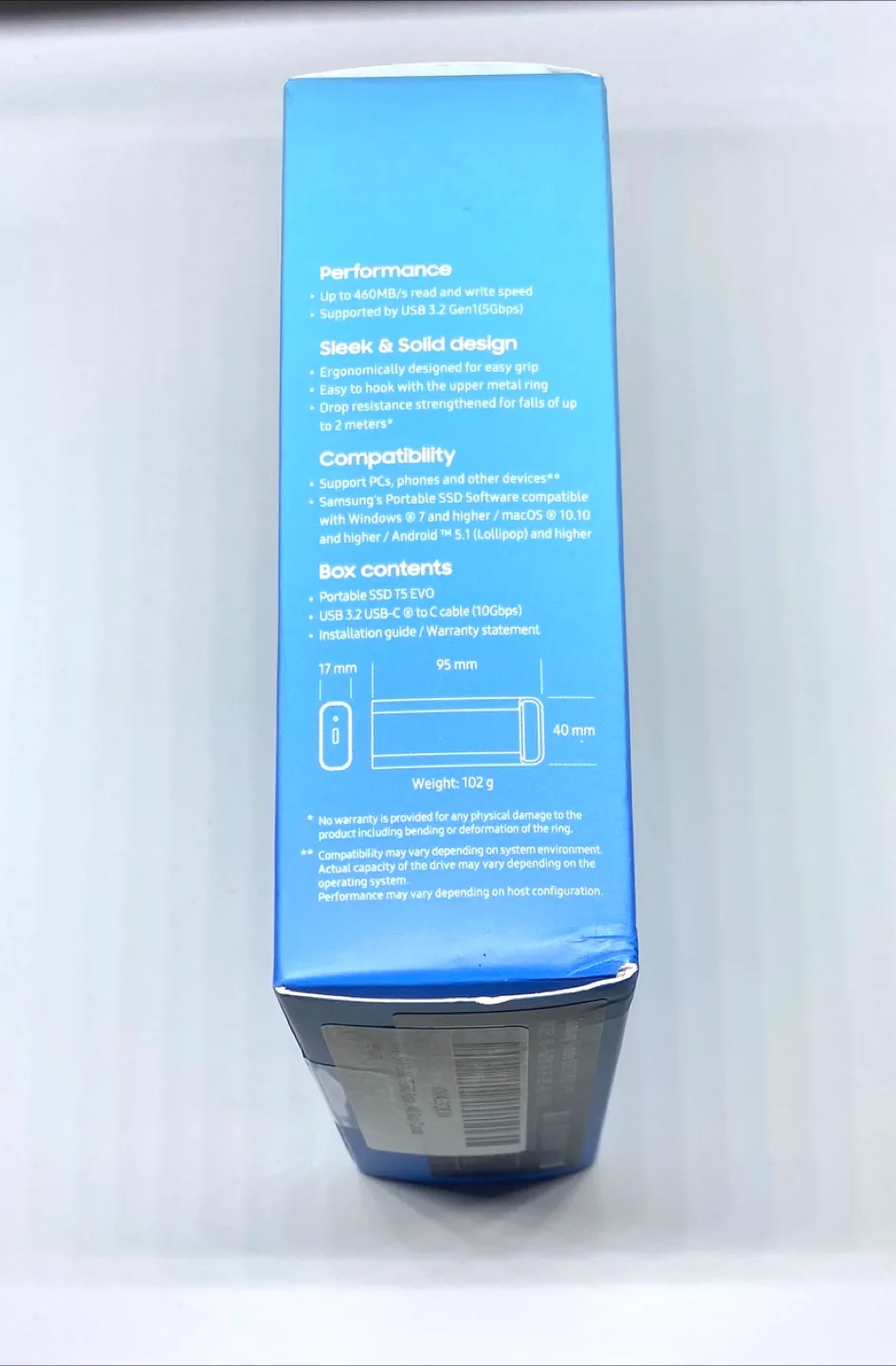 New & Sealed Samsung Portable SSD T5 EVO 4TB image indicator(4)