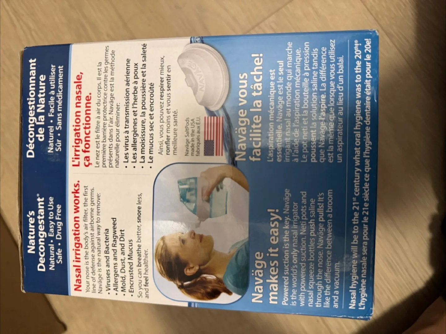 Navage Starter Bundle - - Saline Nasal Rinse Kit image indicator(5)