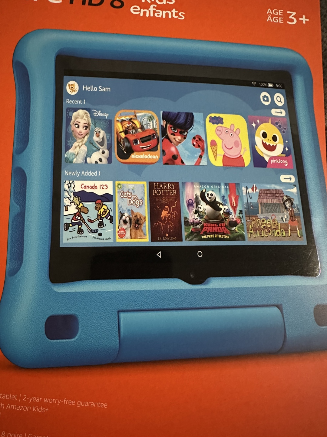 New Amazon Fire HD 8 Kids Tablet - Blue 32GB - photo 3