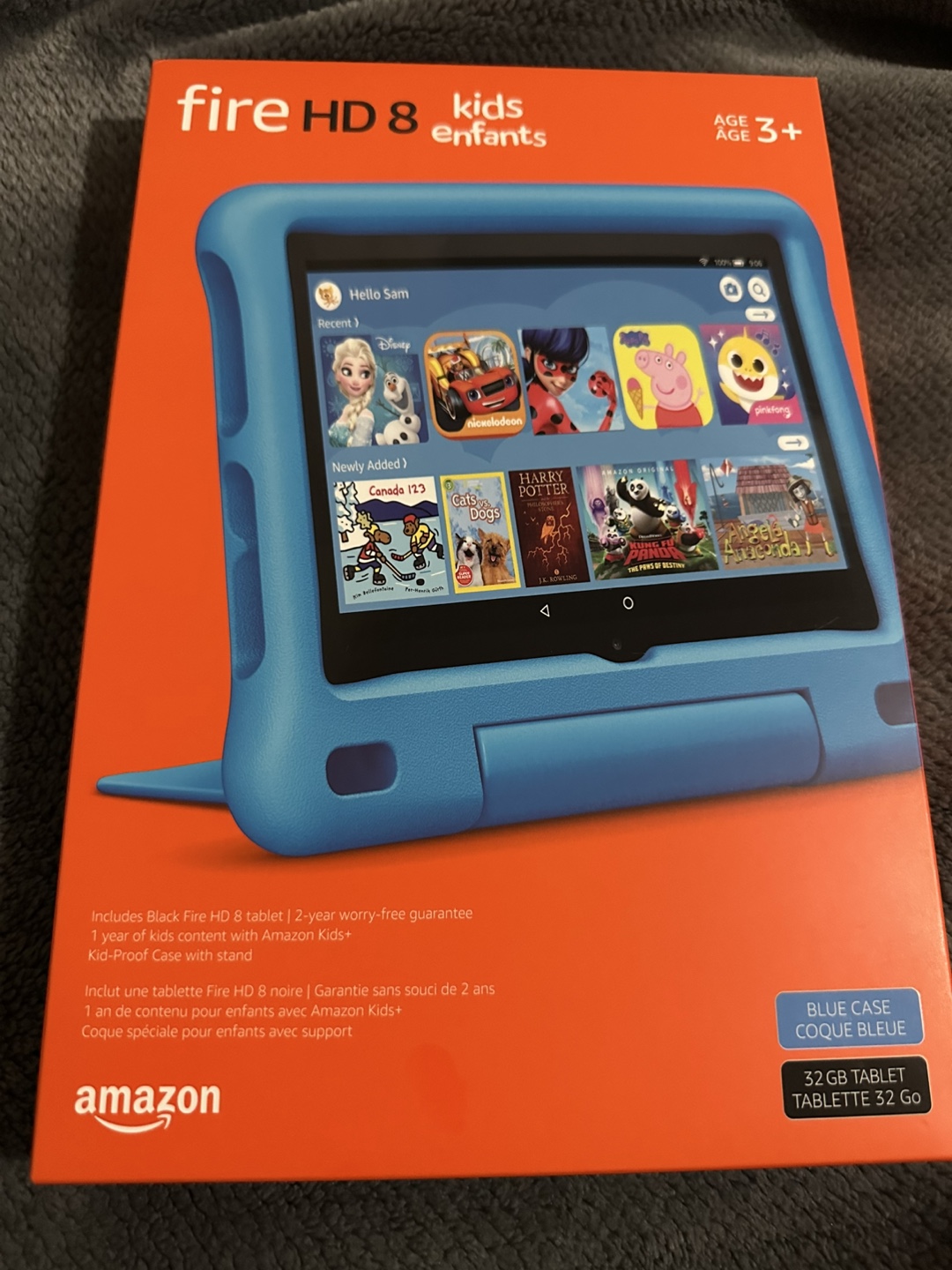 New Amazon Fire HD 8 Kids Tablet - Blue 32GB