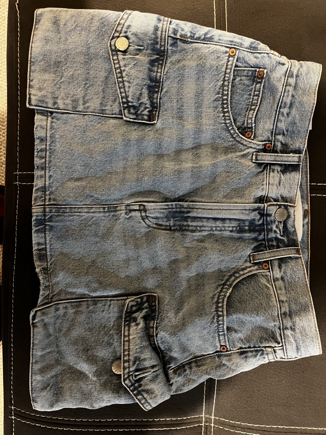 90's mid rise cargo mini skirt size 27 - photo 2