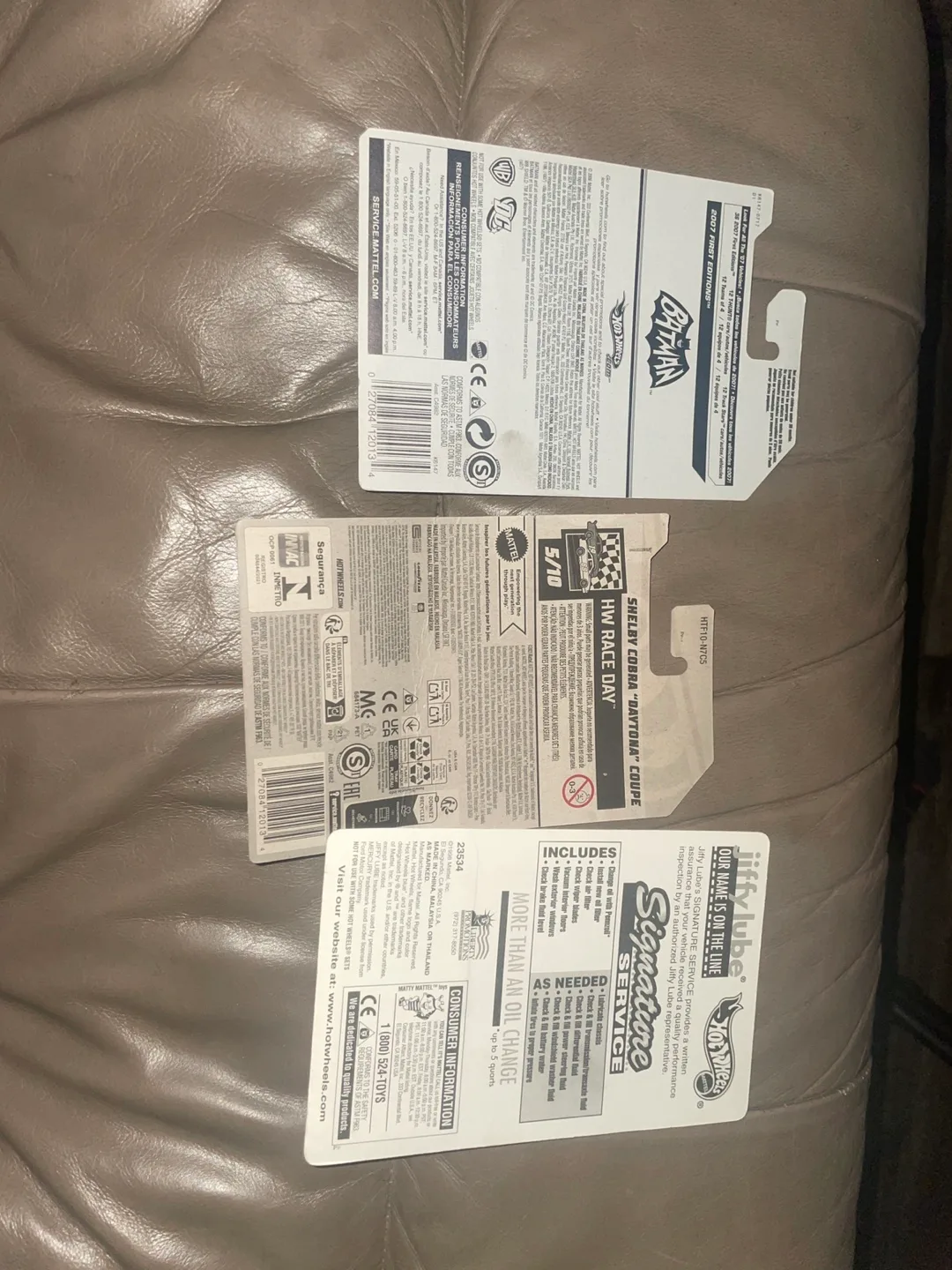 Old vintage Hot Wheels Diecast Cars Lot - Batman, Jiffy Lube image indicator(4)