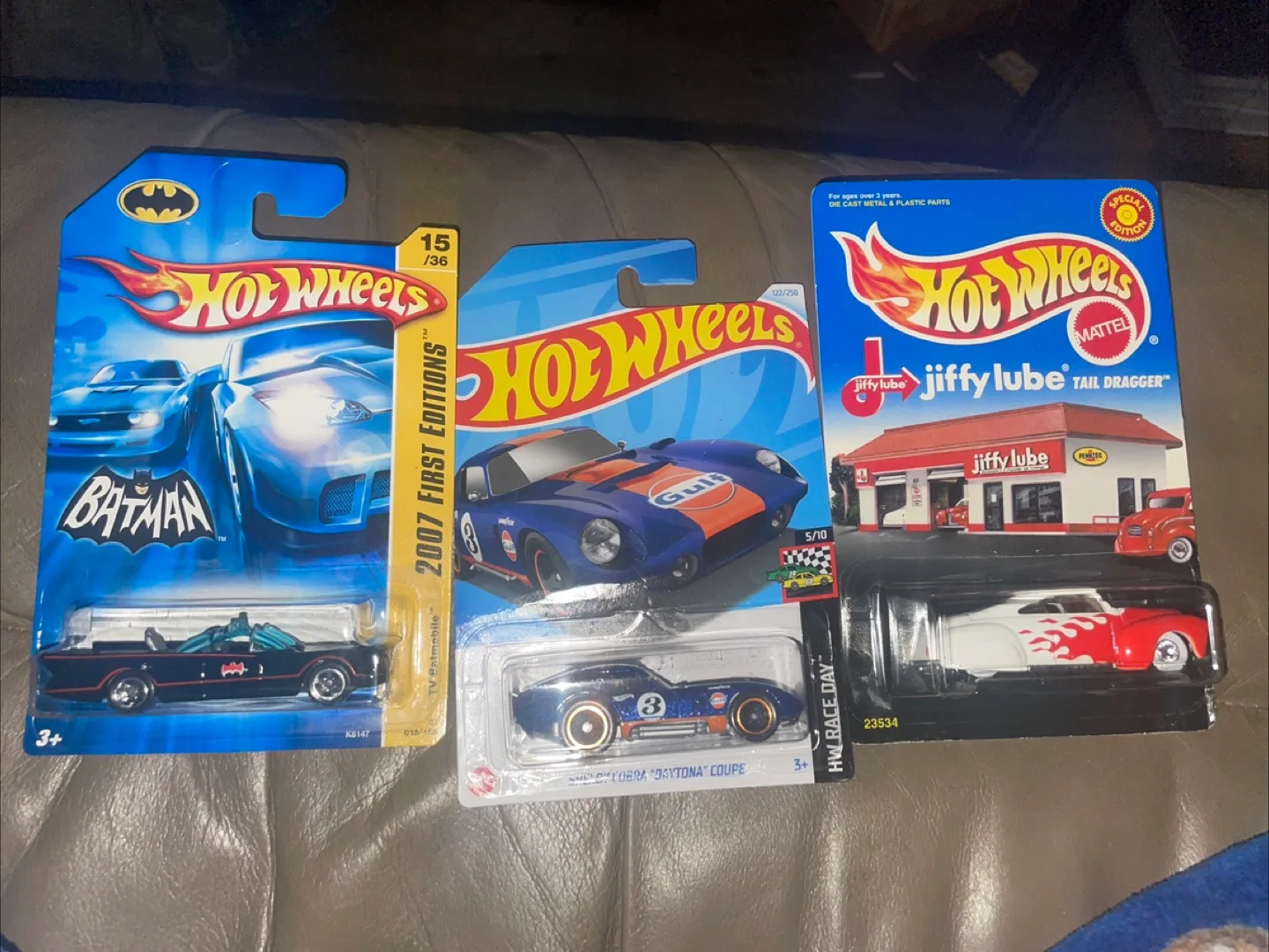 Old vintage Hot Wheels Diecast Cars Lot - Batman, Jiffy Lube image indicator(3)