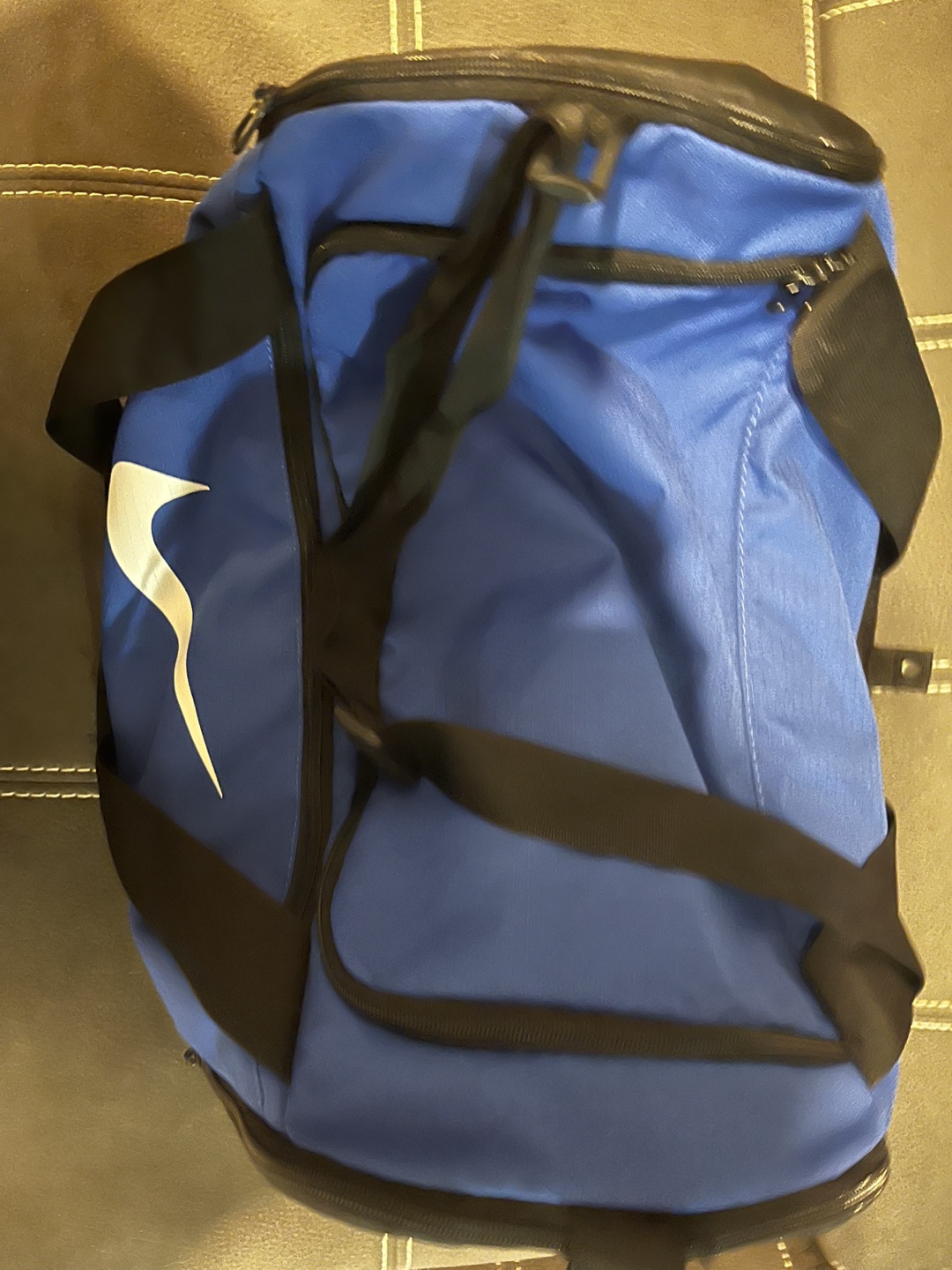 Nike Blue & Black Duffle Bag
