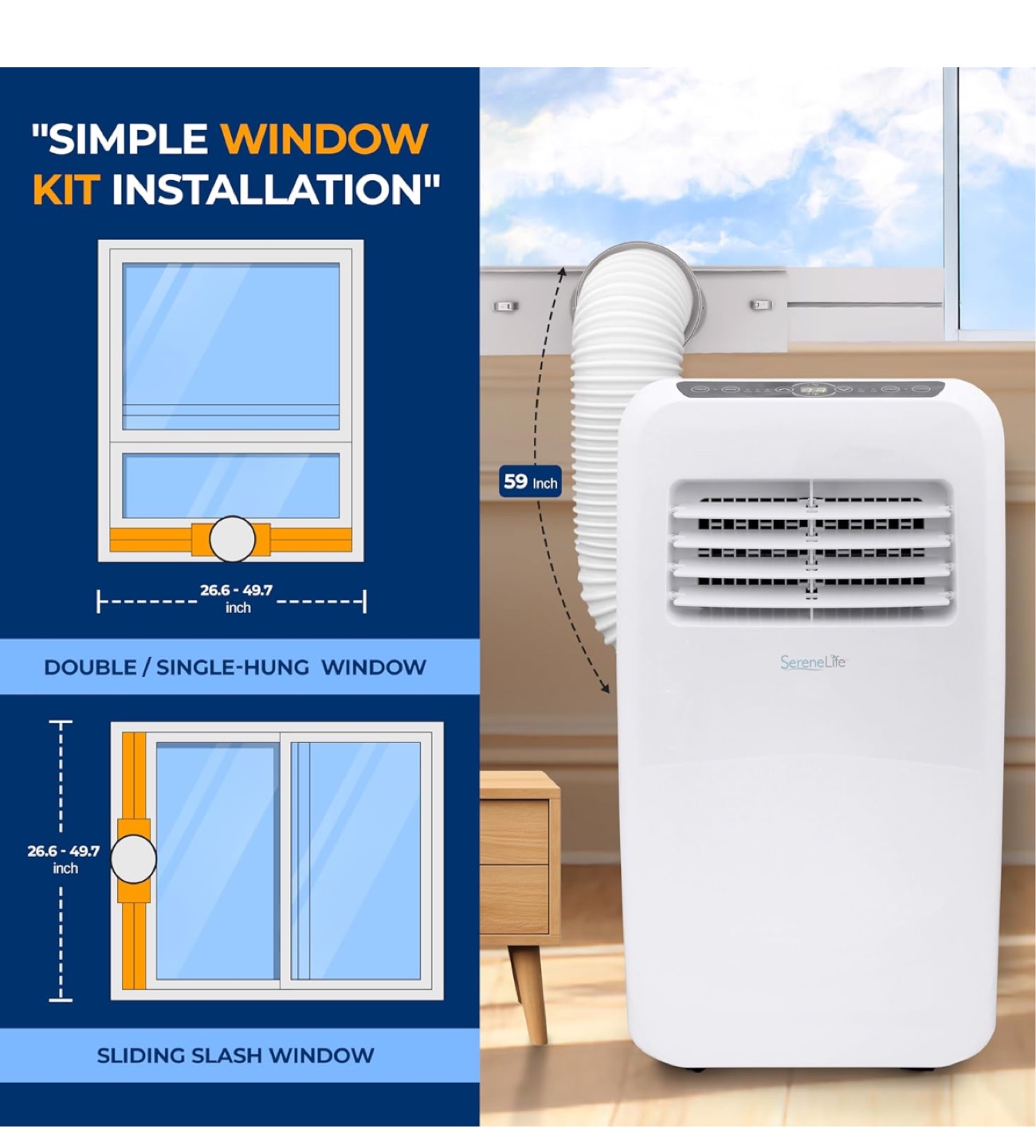 SereneLife 3-in-1 Portable Air Conditioner - photo 5