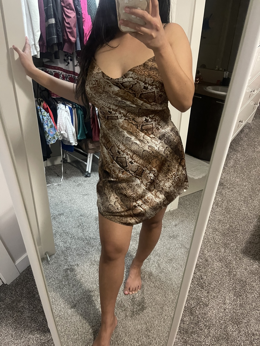 Guess Snakeskin Dress