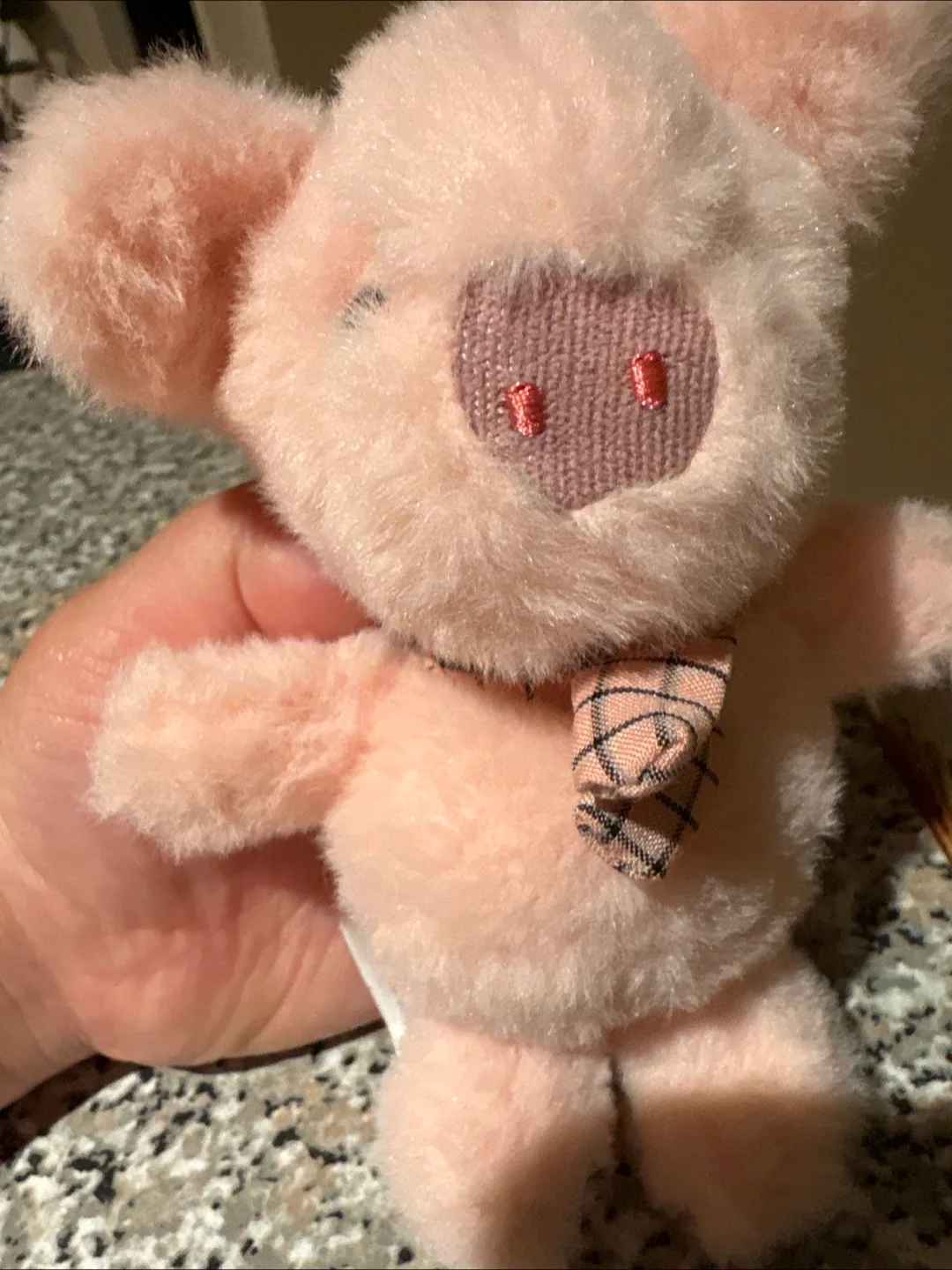 Baby piggy Plush keychain thumbnail