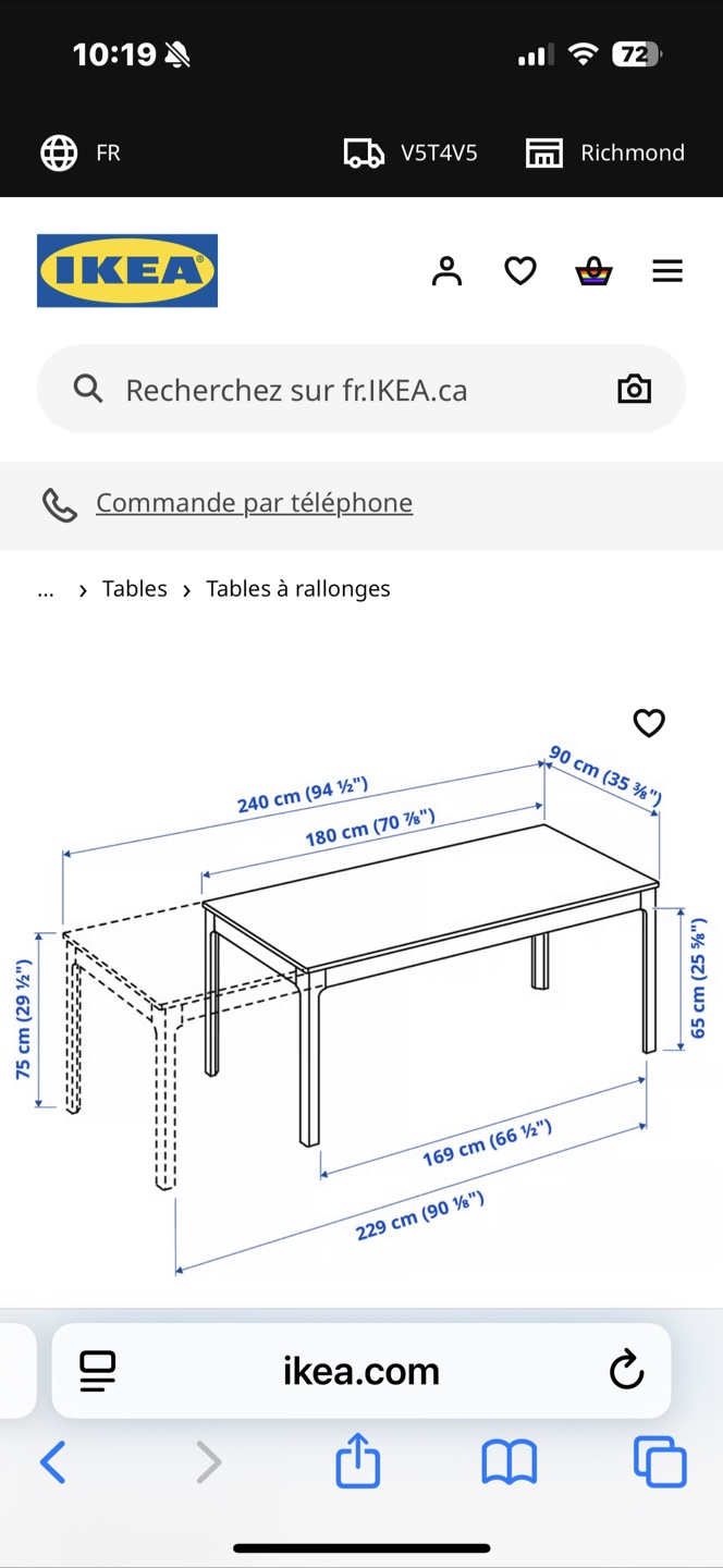 Can deliver—Ikea Ekedalen Extendable table. Retail was $446. - photo 4