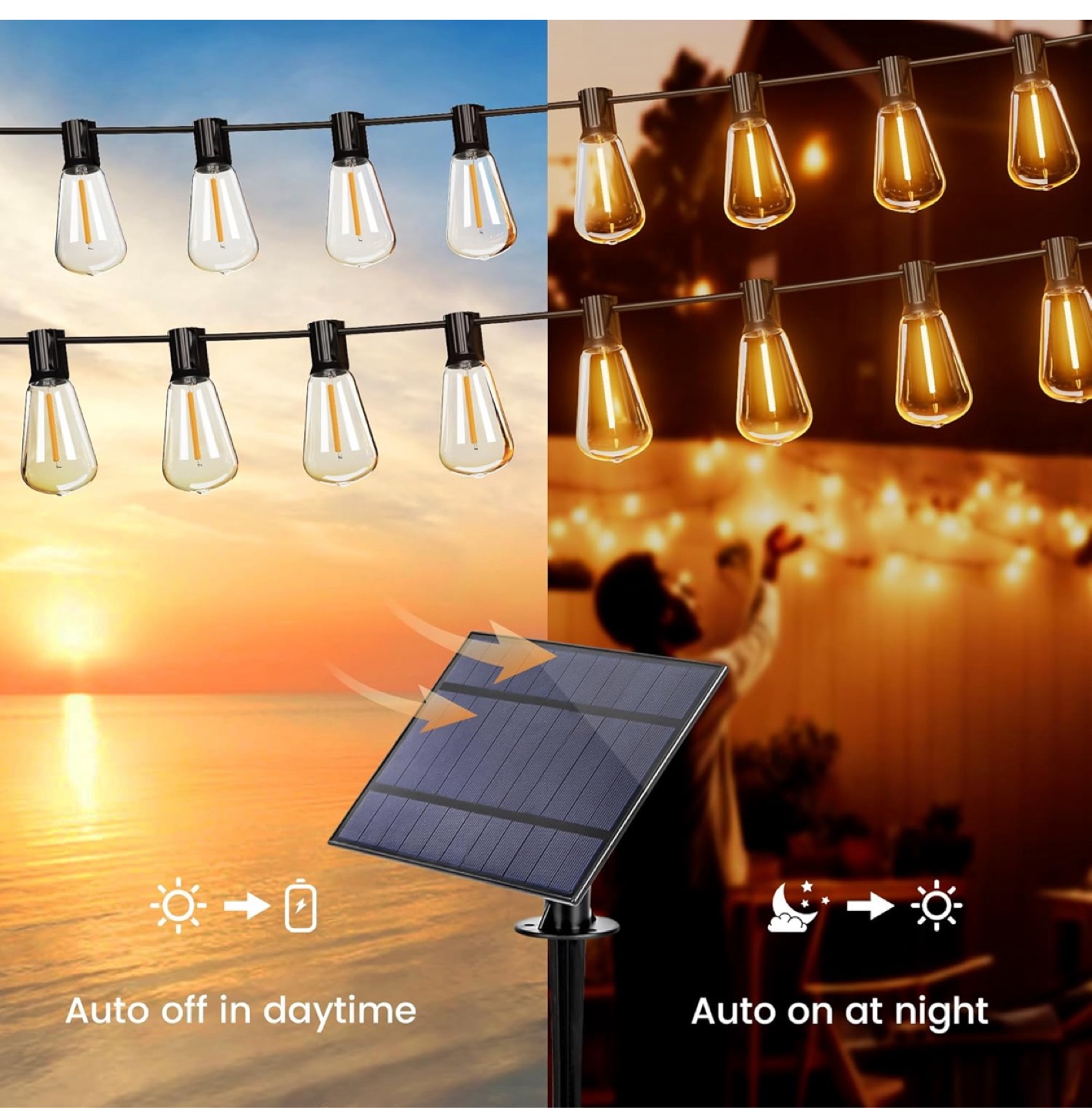 120ft solar string lights - photo 3