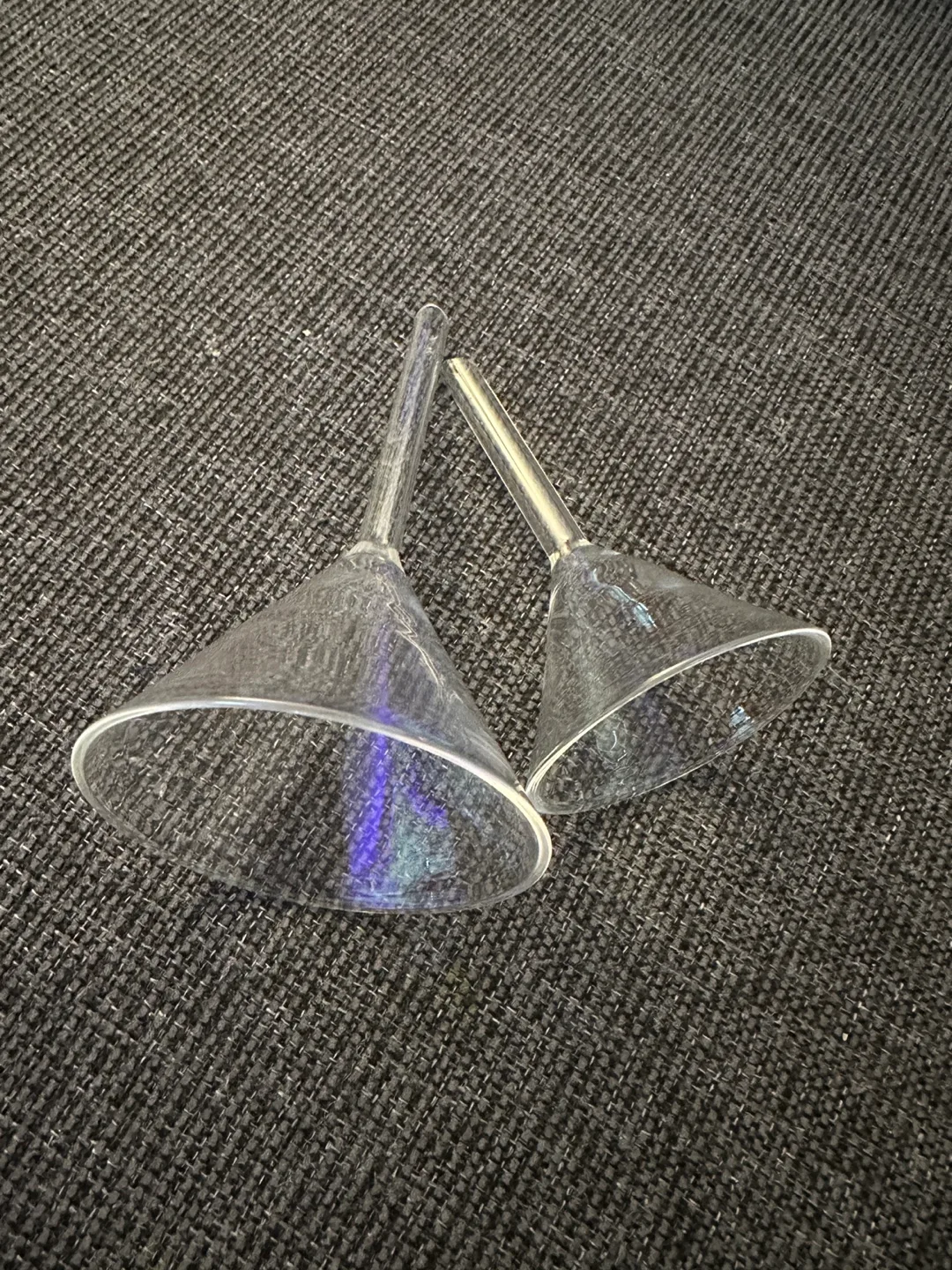 Glass funnel set of two thumbnail