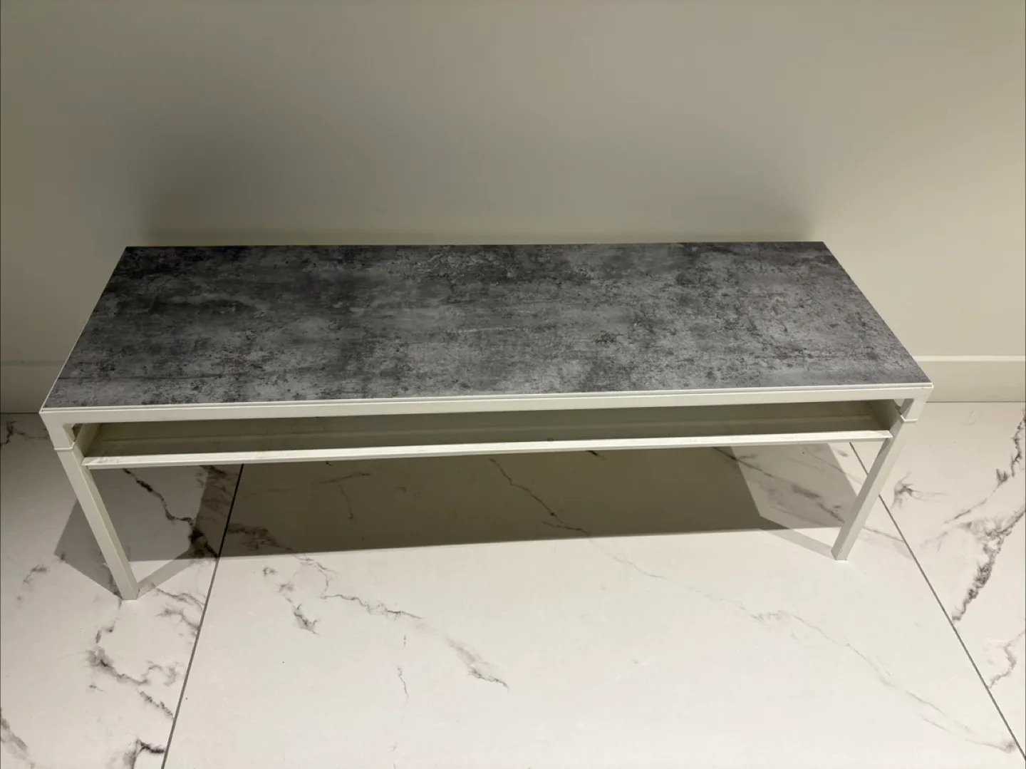 Grey Stone-Look Coffee Table thumbnail