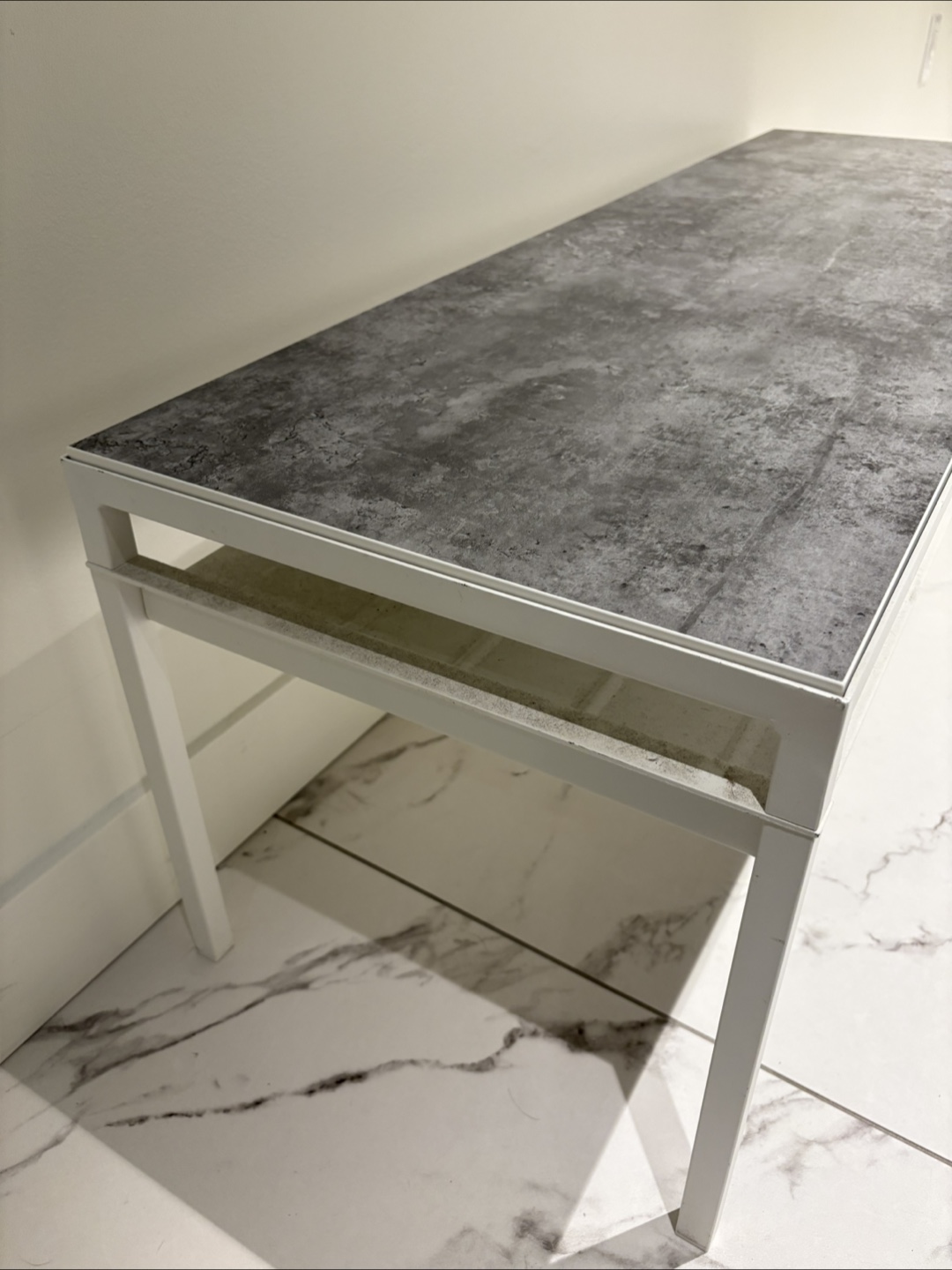 Grey Stone-Look Coffee Table - photo 3