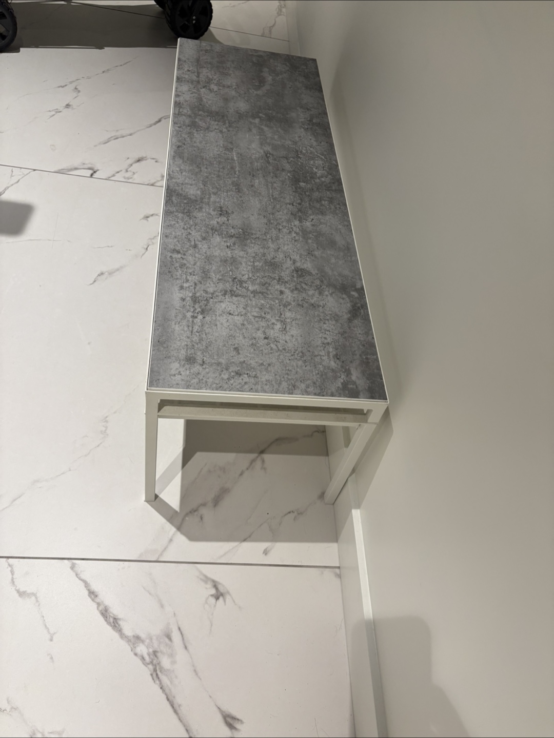 Grey Stone-Look Coffee Table - photo 4