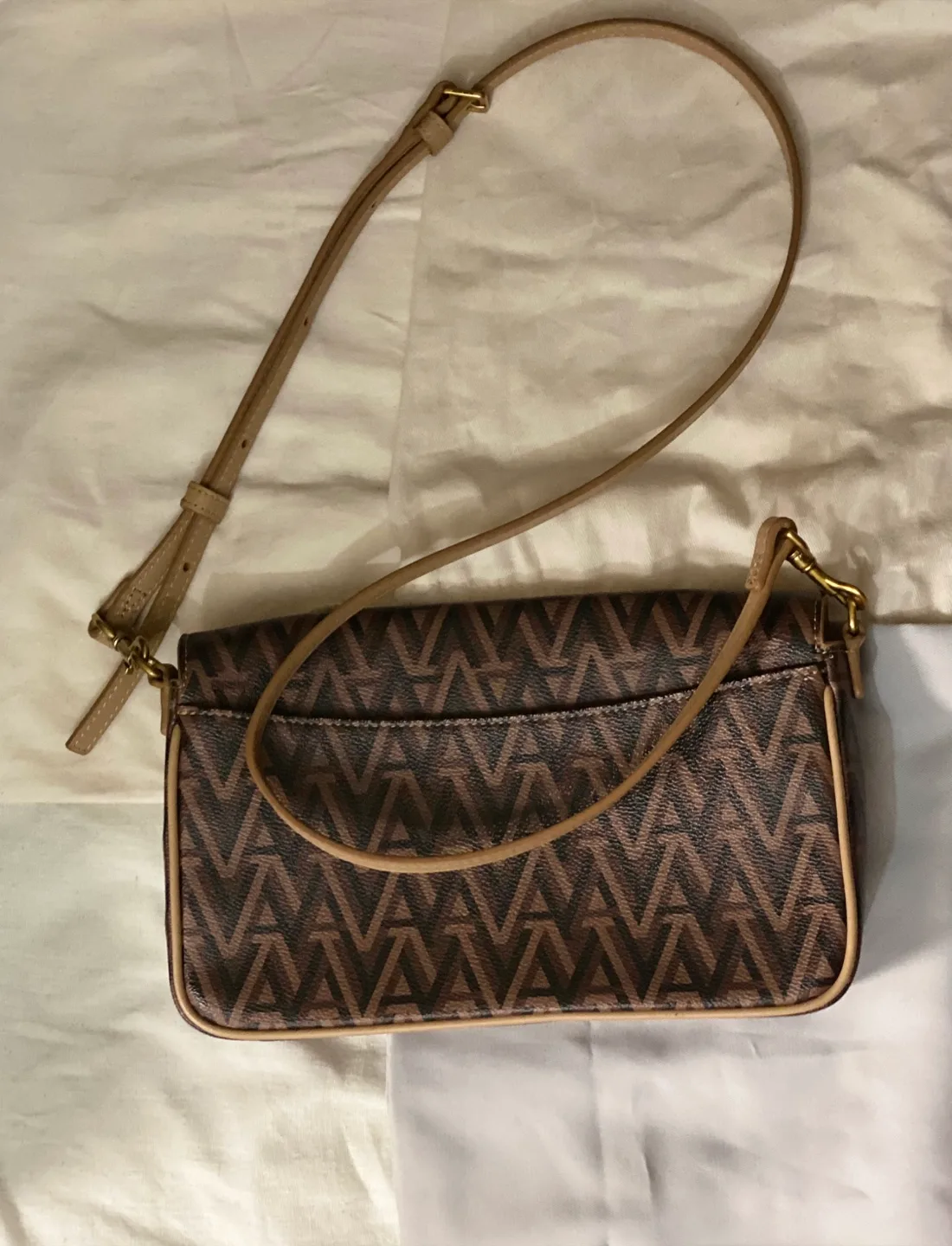 ARITZIA AUXILIARY MONOGRAM FLAP- Crossbody Bag image indicator(2)