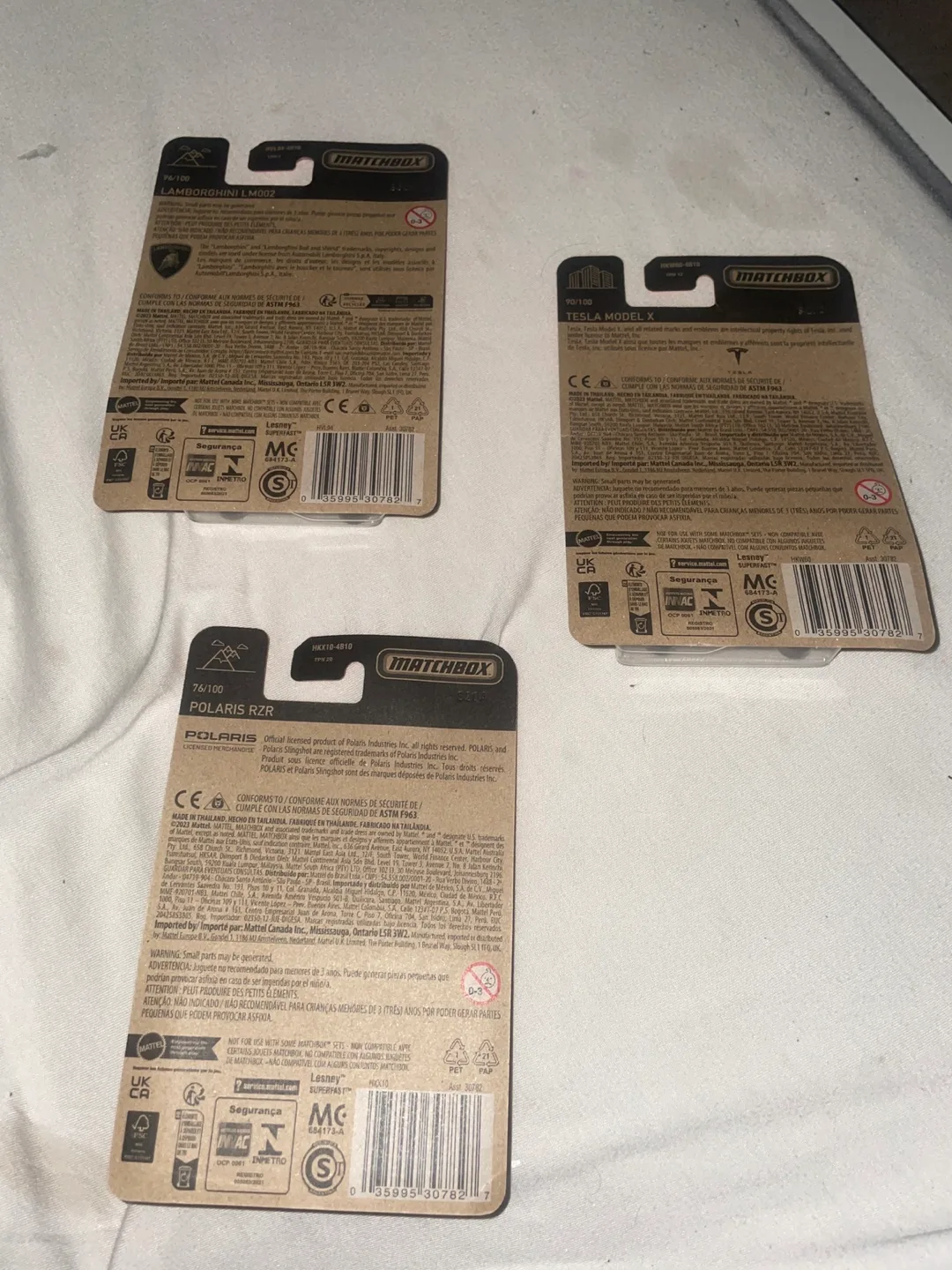 Matchbox Tesla Model X, Lamborghini LM002, & Polaris RZR image indicator(3)