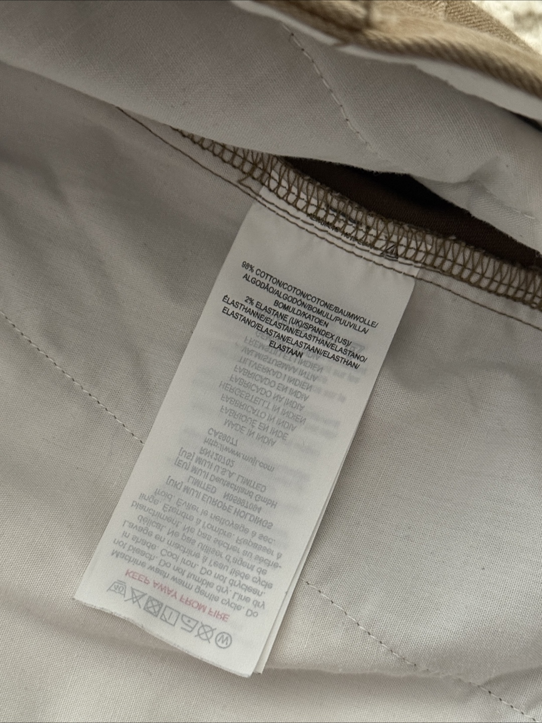 Muji Men's Stretch Chino Wide Pants M - photo 4
