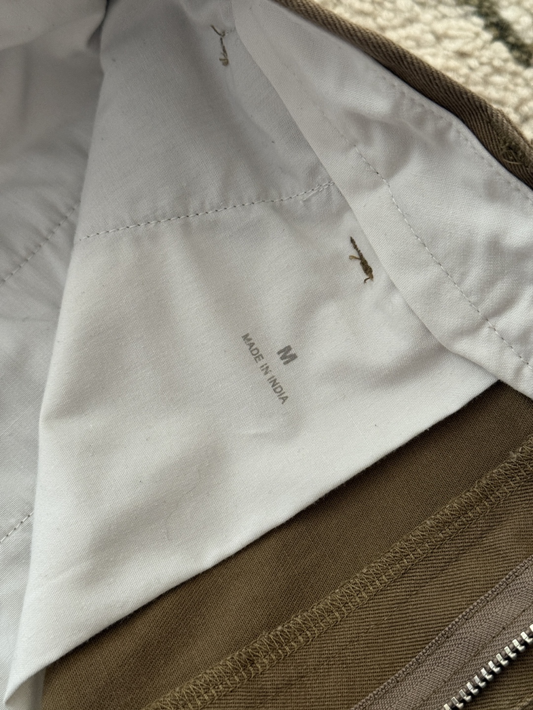 Muji Men's Stretch Chino Wide Pants M - photo 3
