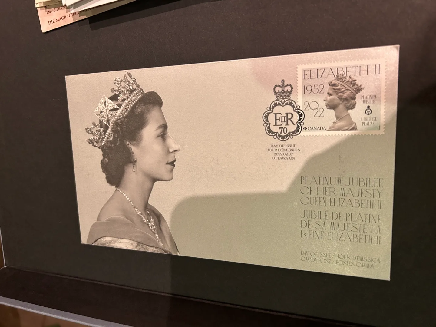 Queen Elizabeth II Platinum Jubilee Stamp first day cover Fdc image indicator(2)