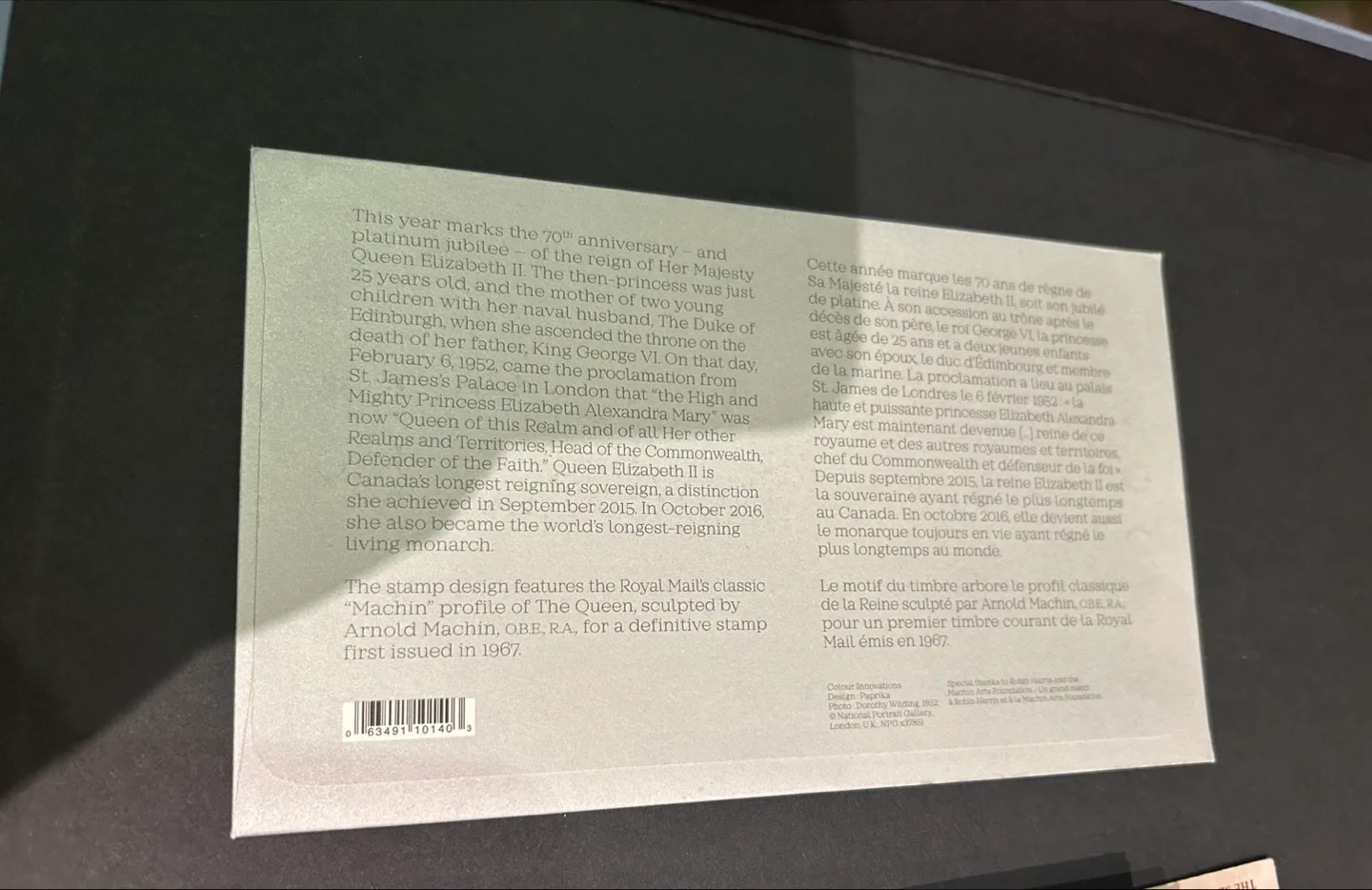 Queen Elizabeth II Platinum Jubilee Stamp first day cover Fdc image indicator(3)