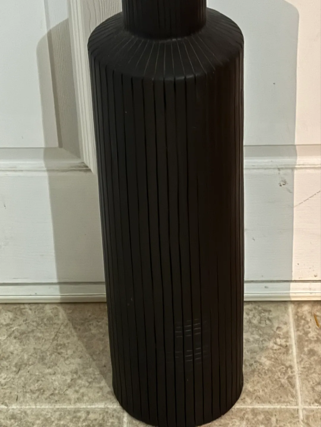 Tall Ikea Black Decorative Vase thumbnail