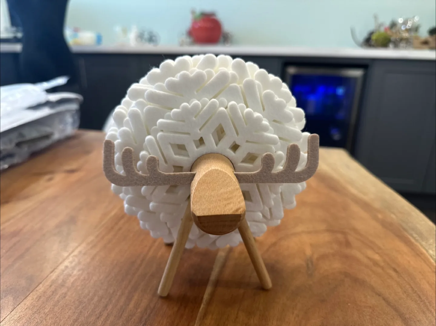 Cute Sheep snowflakes Coaster image indicator(2)