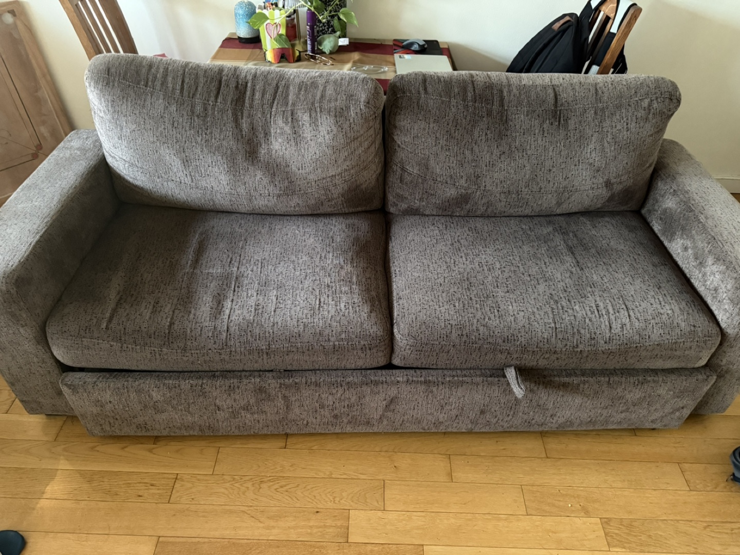 Grey Loveseat Sofa Bed