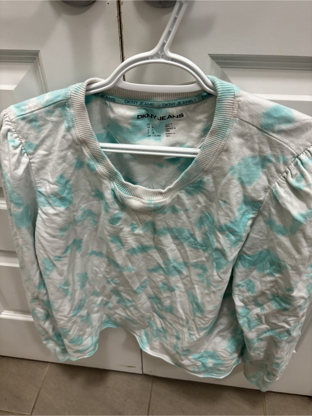 DKNY Tie-Dye Sweatshirt Size Large