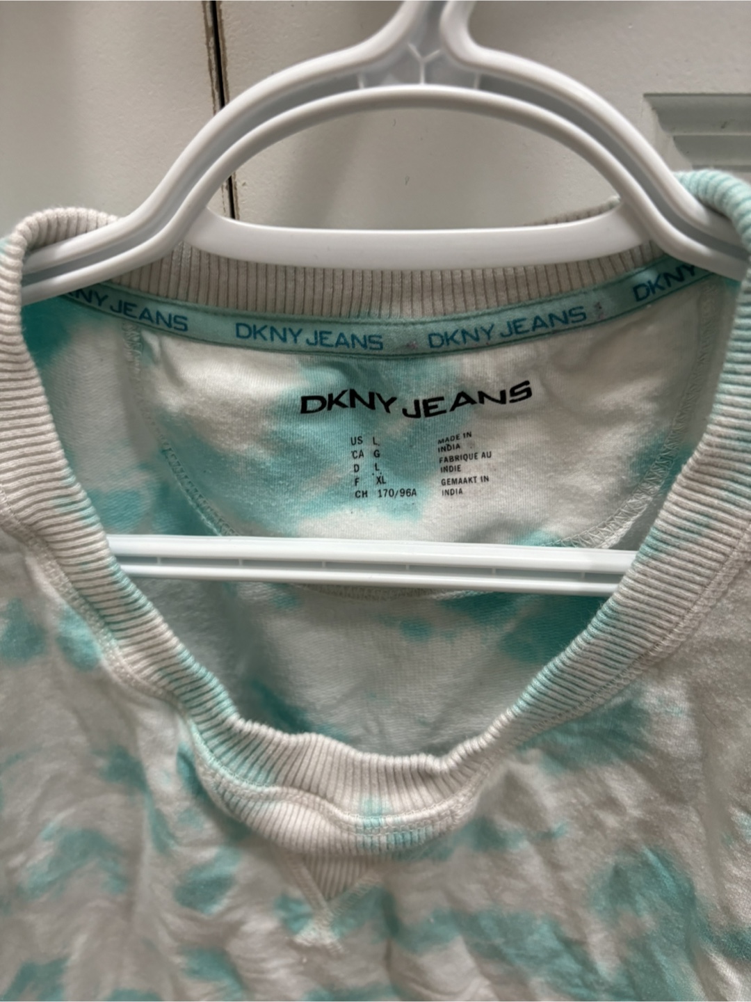 DKNY Tie-Dye Sweatshirt Size Large - photo 2