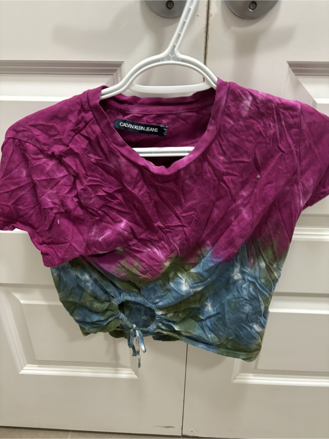 Calvin Klein Jeans Tie-Dye Top - Size Small