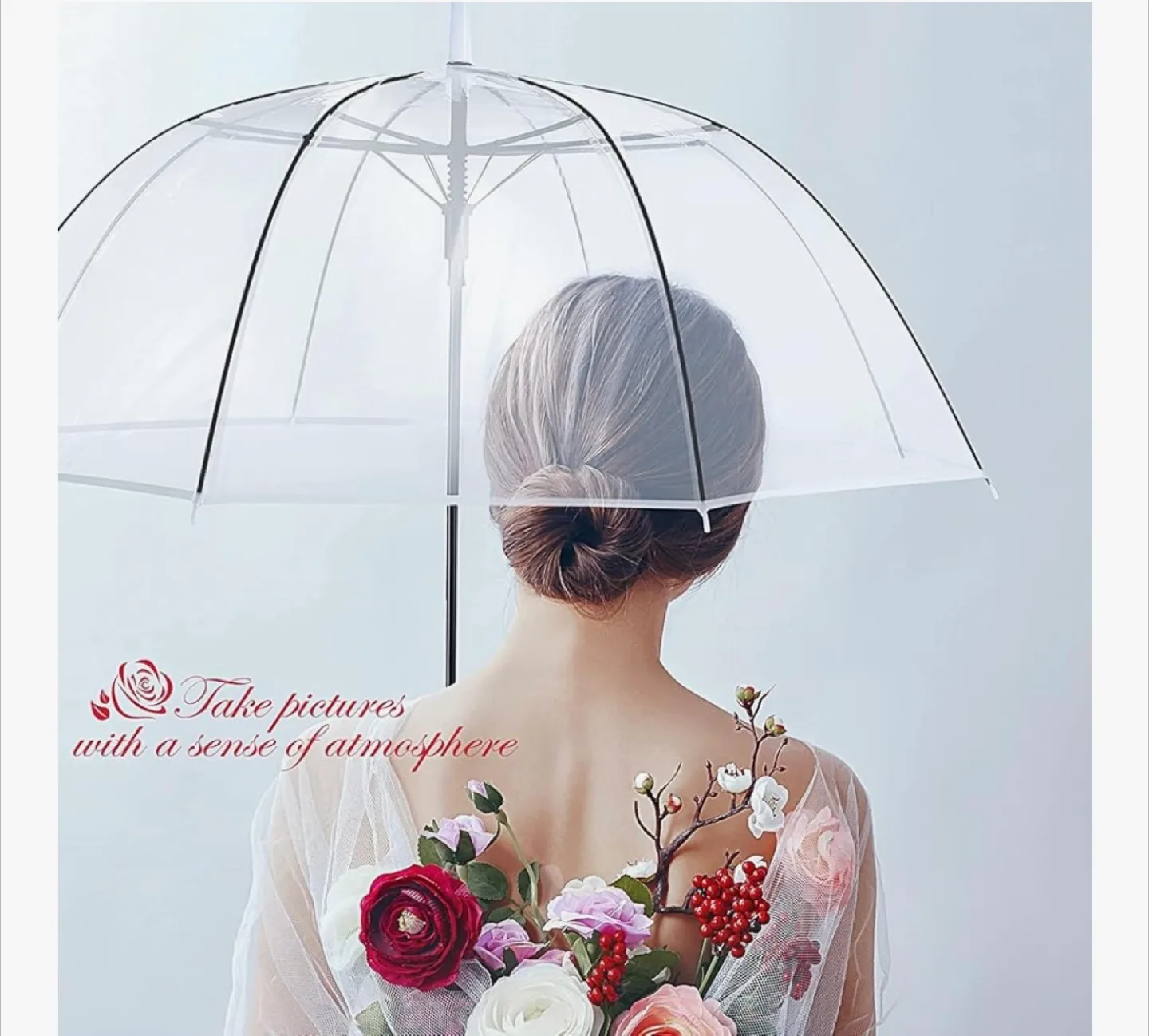 Clear Bubble Umbrella image indicator(5)