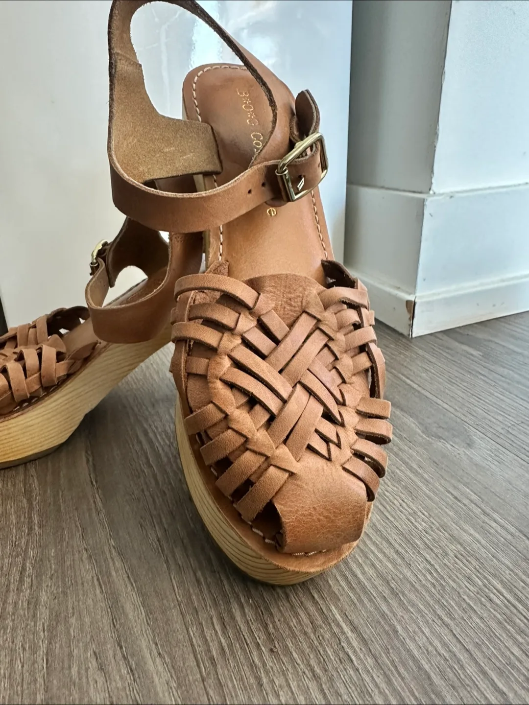 Woven Platform Sandals thumbnail