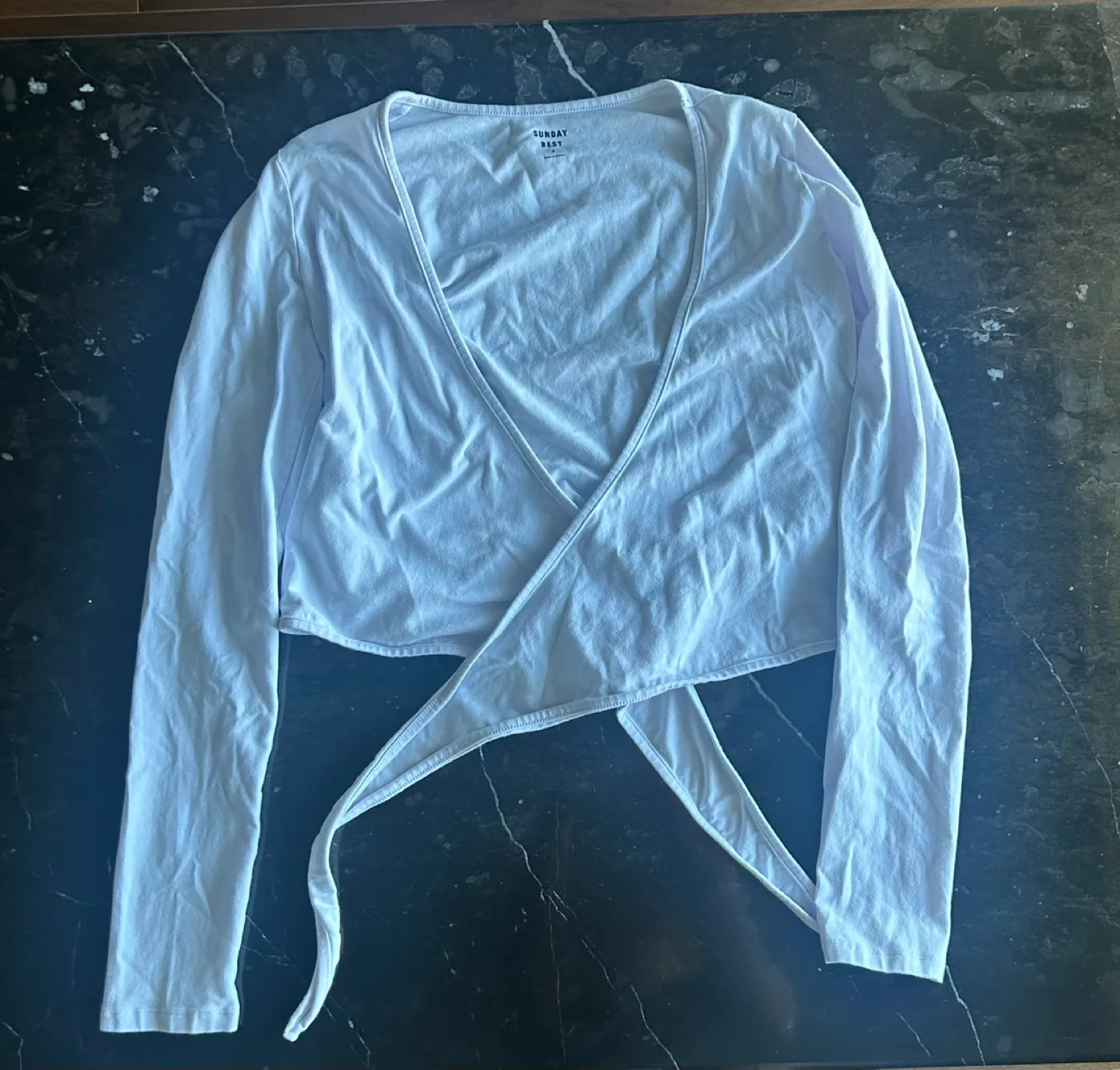 Aritzia Wrap Top Small thumbnail