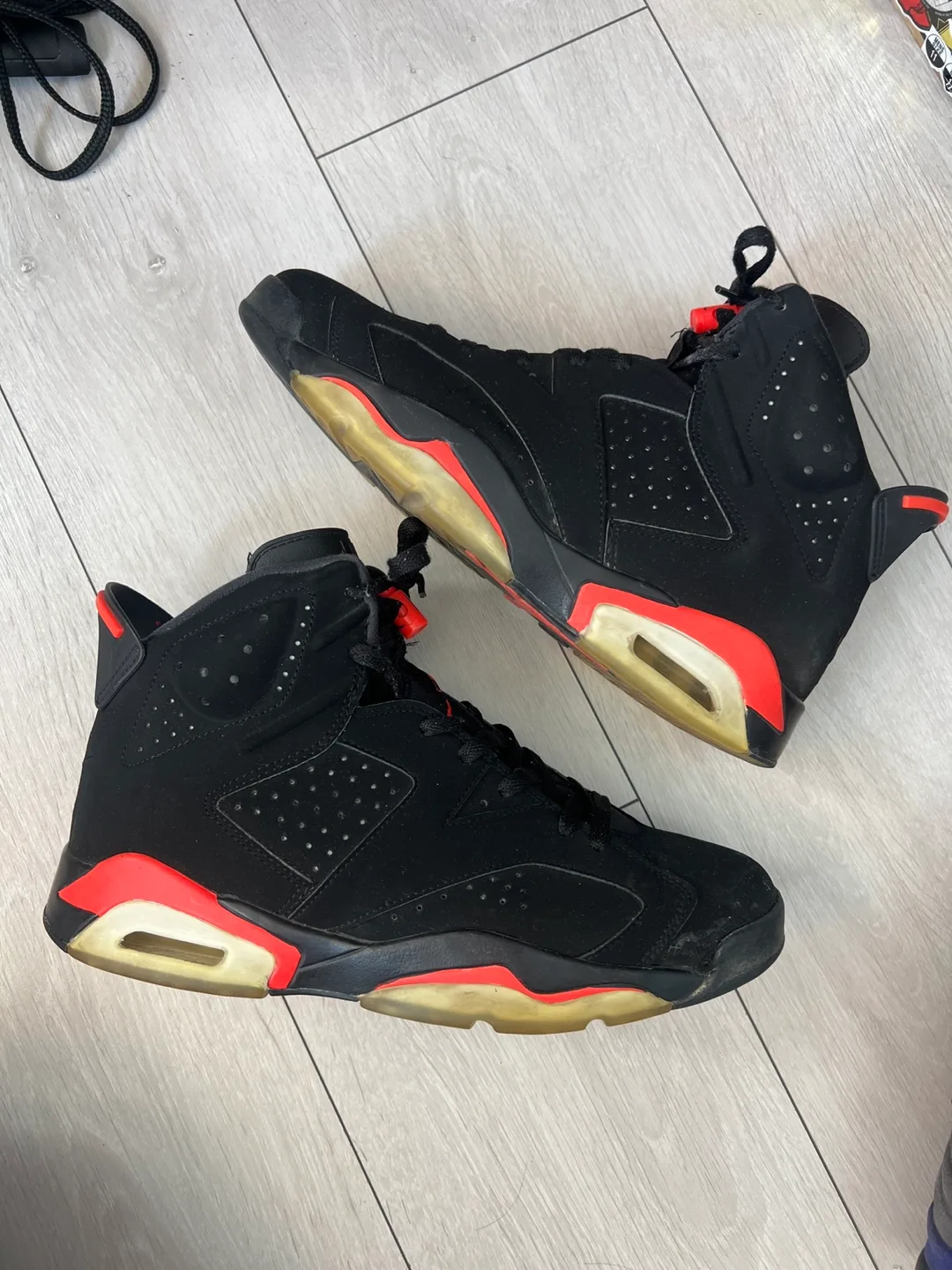 Jordan 6 infrared OG 2019 size 11 thumbnail
