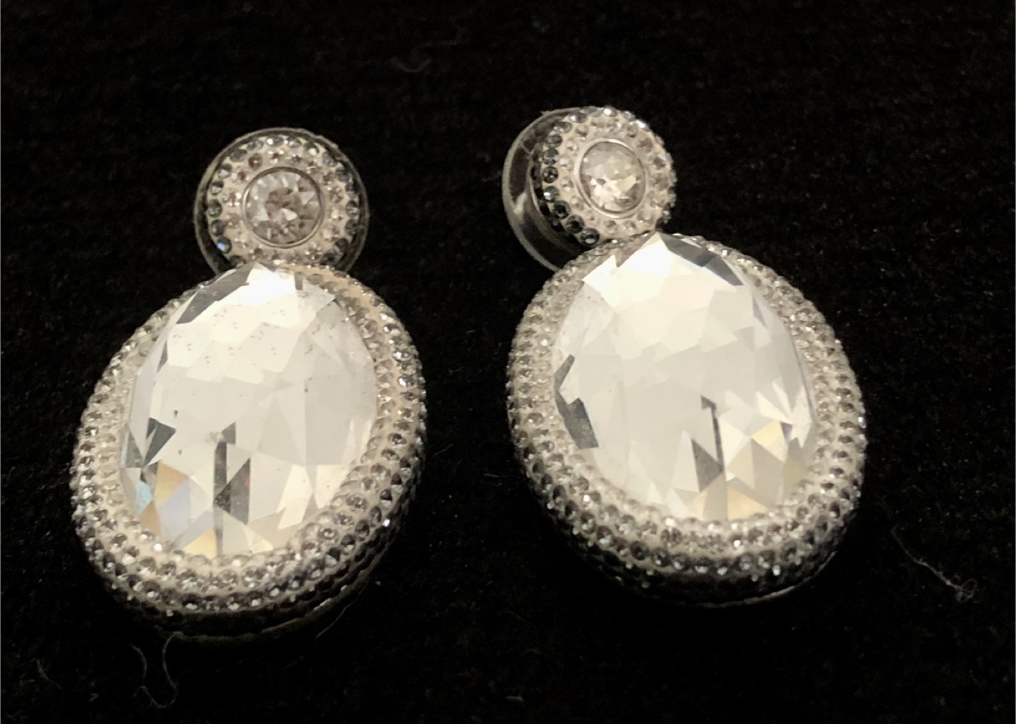 Swarovski Crystal Oval Earrings - photo 3