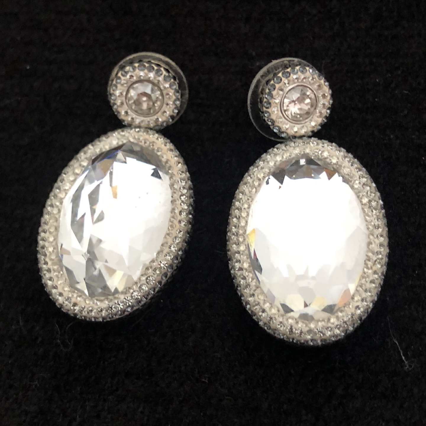 Swarovski Crystal Oval Earrings - photo 2