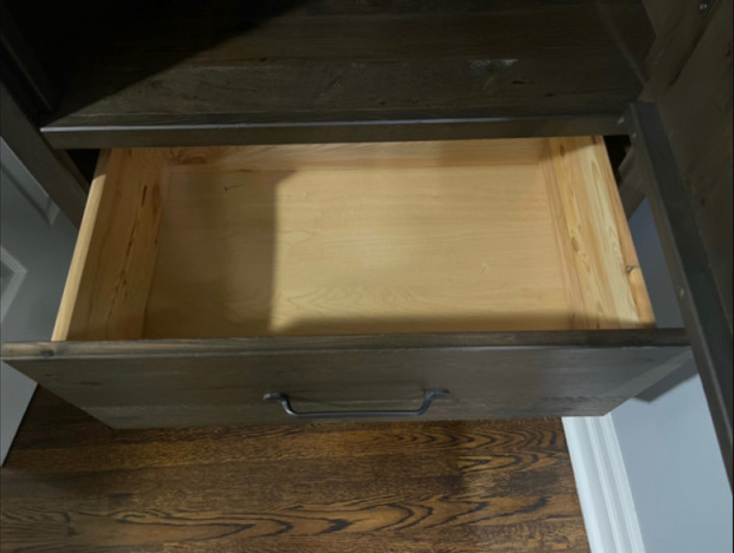 Wooden Armoire with Mirror and Drawers - photo 4