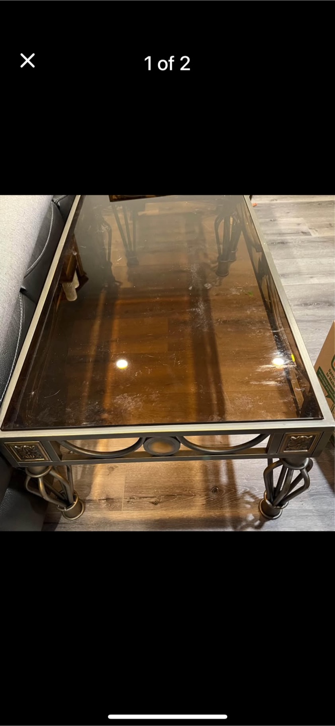 Coffee Table - Glass Top