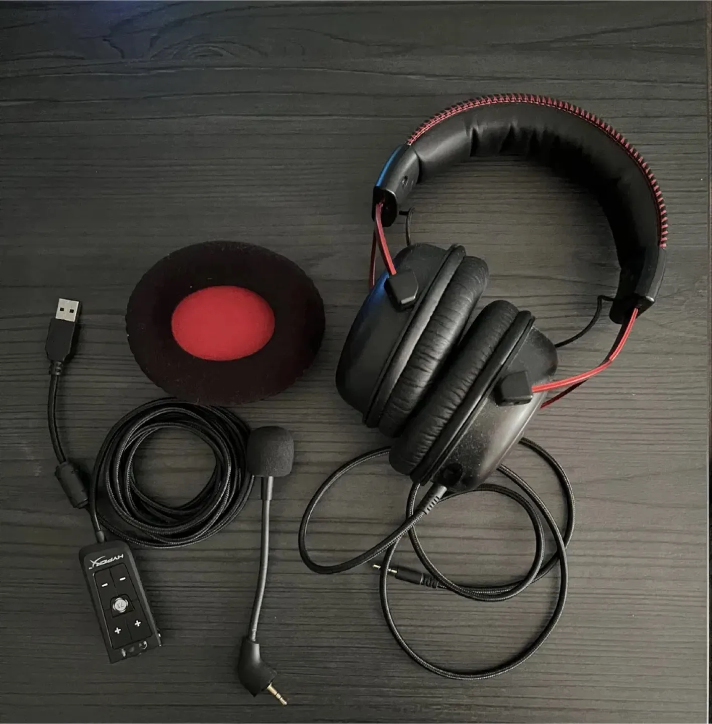 #freecycle HyperX Cloud II Gaming Headset - Black/Red thumbnail