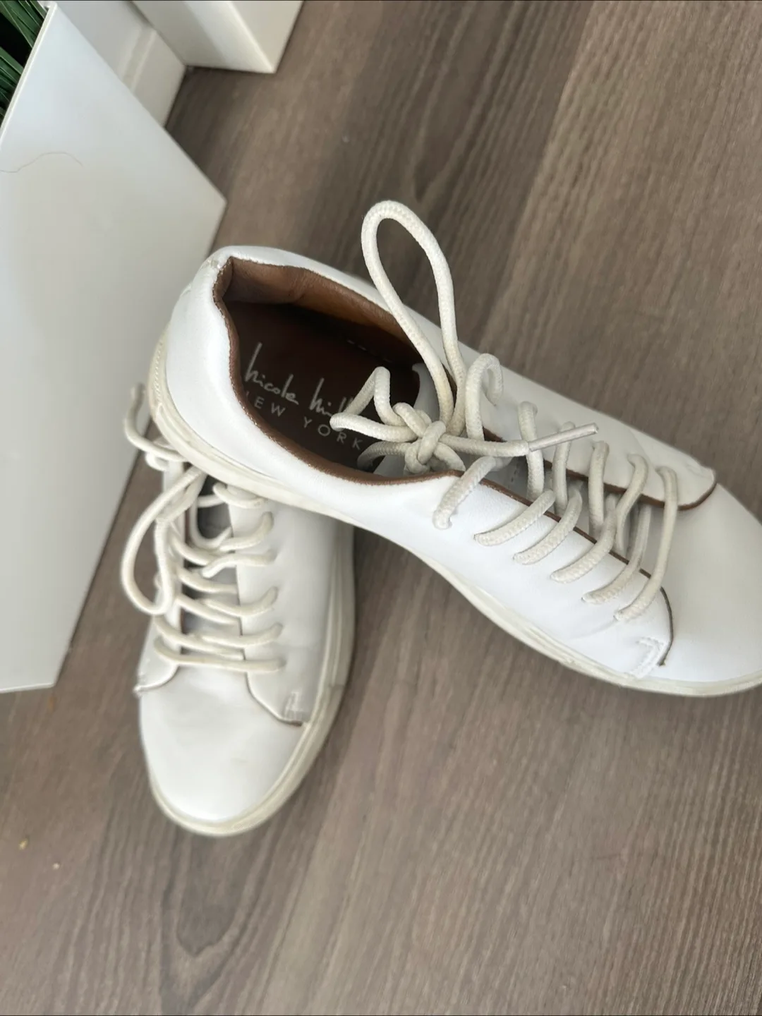Nicole Miller New York White Sneakers thumbnail