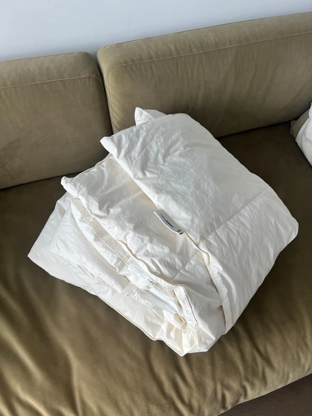 IKEA FJALLARNIKA Duvet Cover, White thumbnail