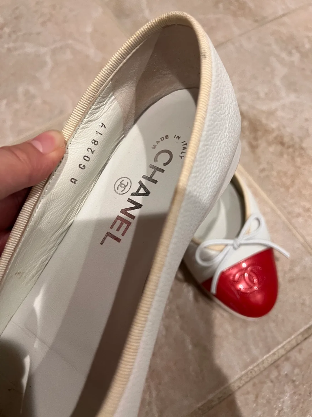 Authentic Chanel Ballet Flats - Size 36 image indicator(3)