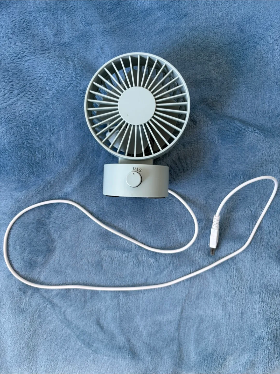 MUJI Desk Fan - Mint - USB thumbnail