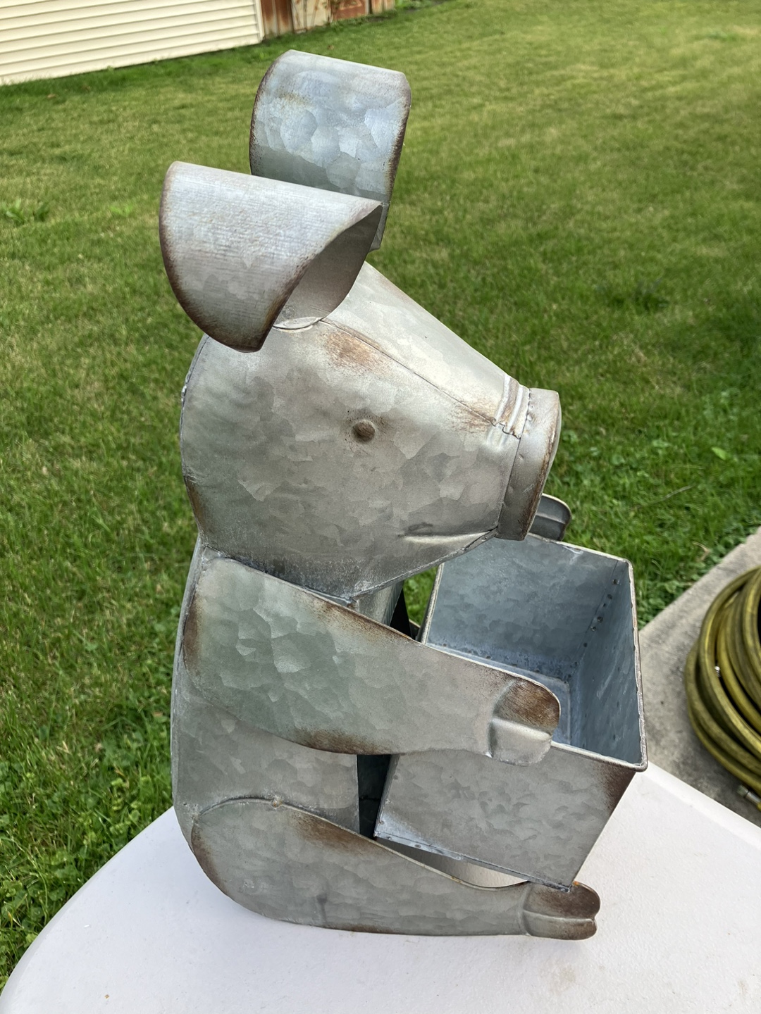 Metal Pig Planter - photo 4