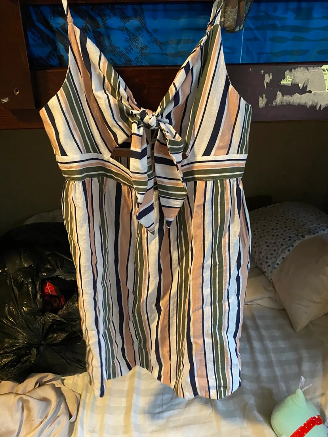 The Vintage Shop Striped Dress - Size M thumbnail