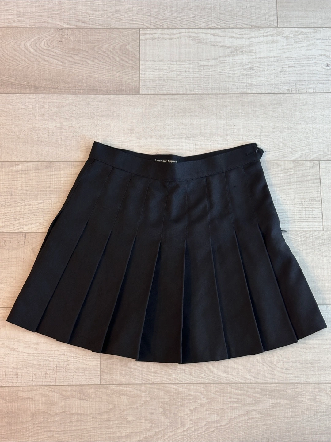 American Apparel Black Tennis Skirt