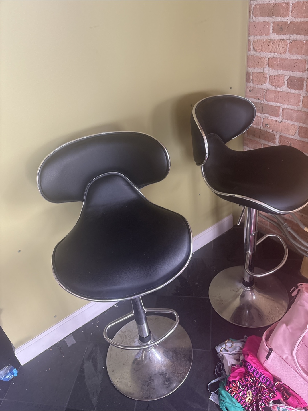 Adjustable Height Bar Stools - Set of 2