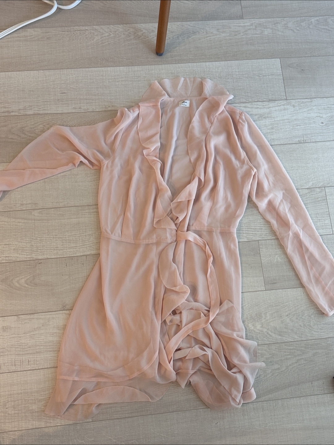 Aritzia Wilfred Ruffle Mini Dress - Size S