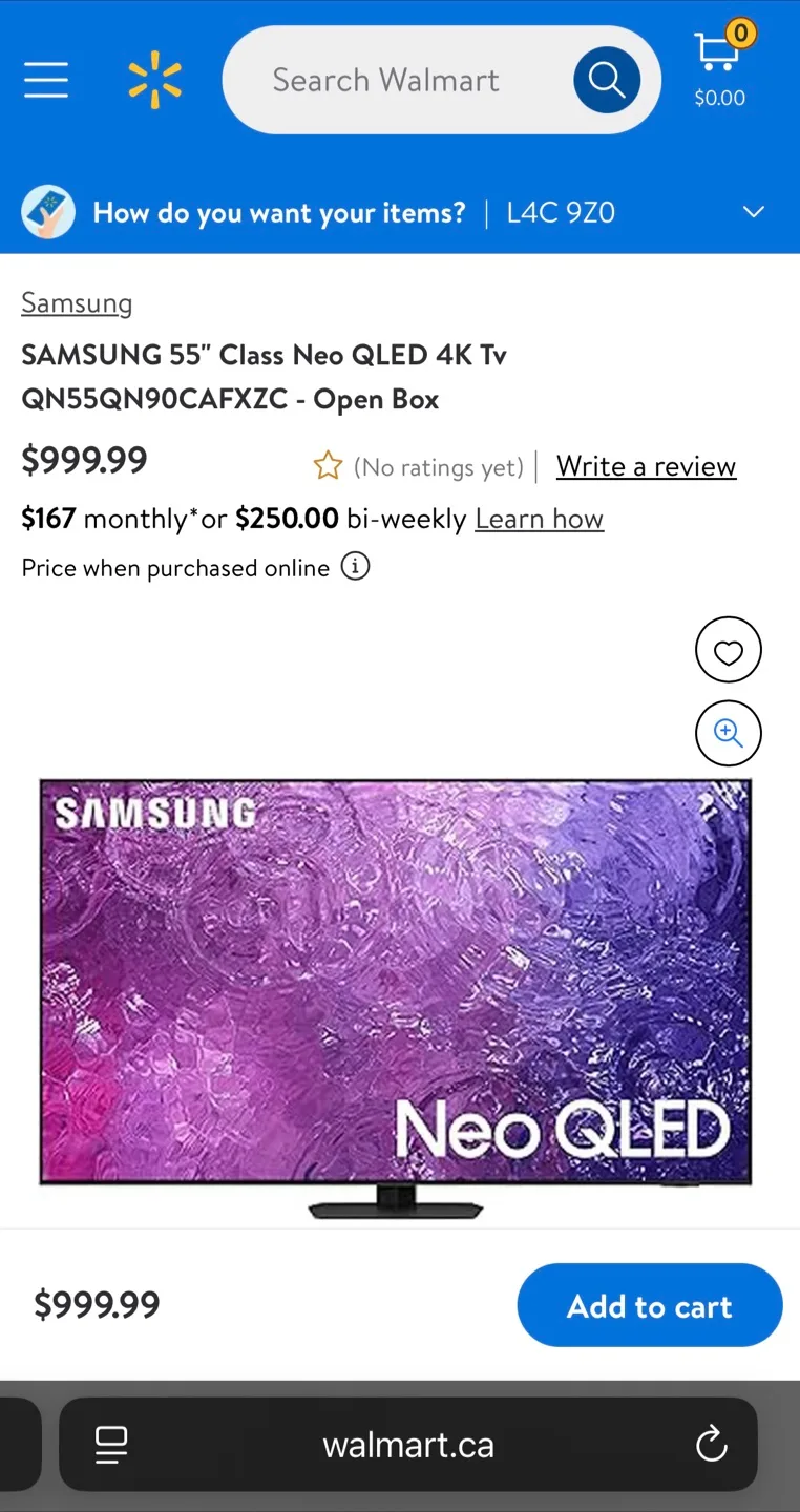 NEW! Samsung QN90C 55” Neo QLED 4K Smart TV - $1,808 image indicator(8)